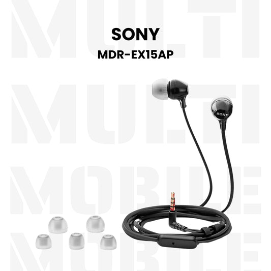 Sony MDREX15AP In-Ear Earbud Headphones with Mic