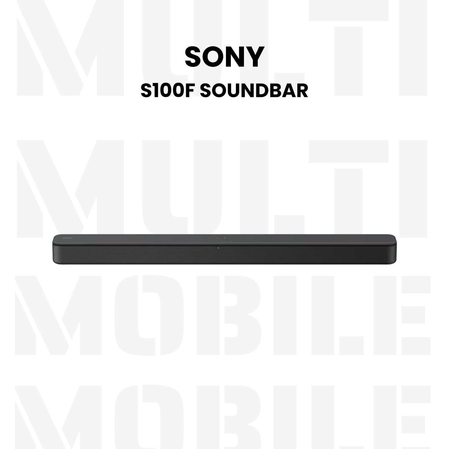 SONY S100F SOUNDBAR 2ch with Bluetooth® technology