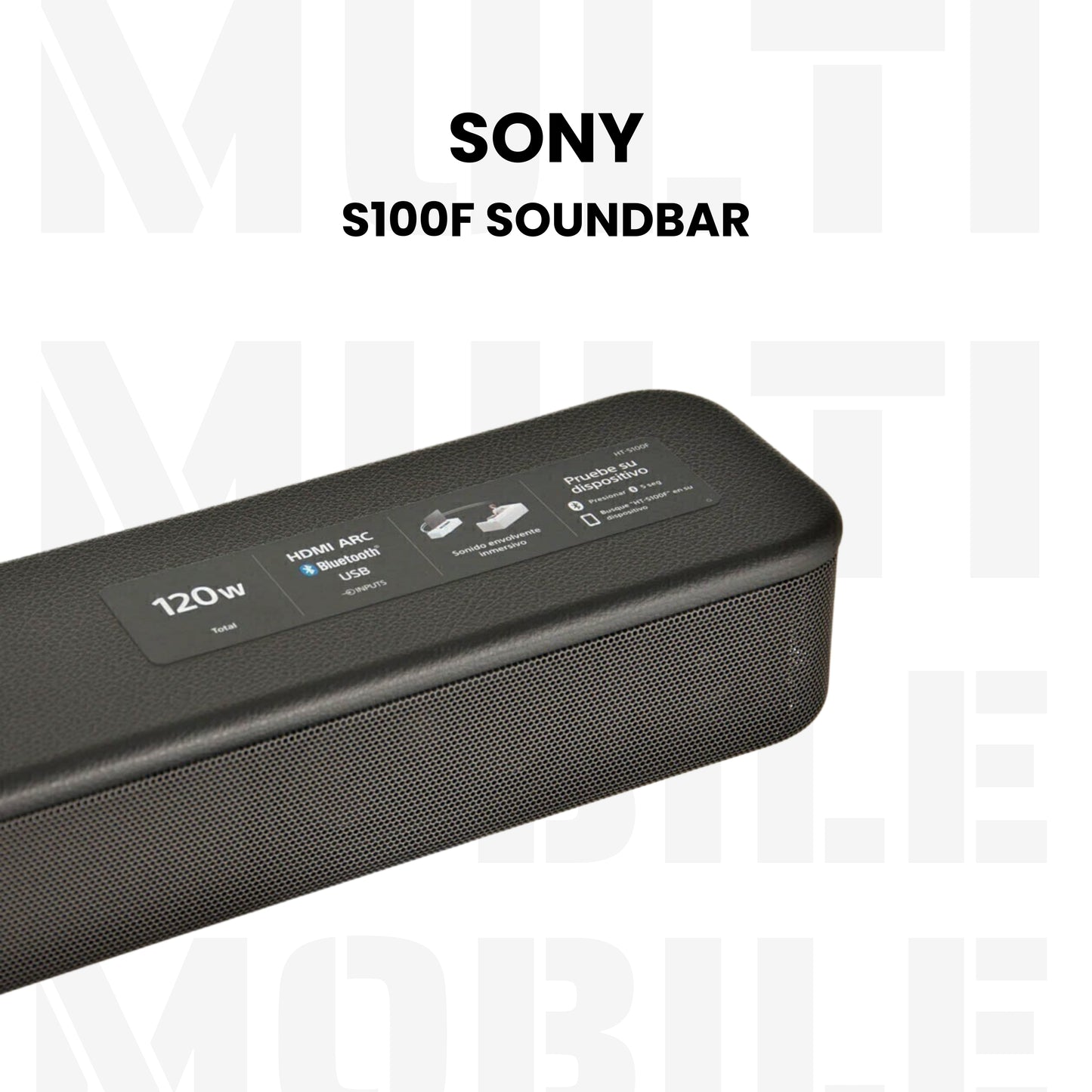 SONY S100F SOUNDBAR 2ch with Bluetooth® technology